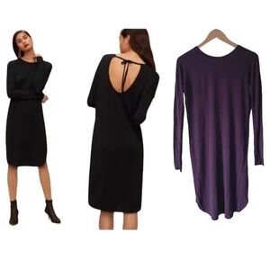 Aritzia babaton Jaco dress in MAROON purple jersey